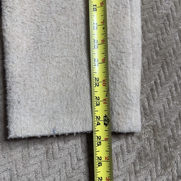 Cabin Creek Jacket Petite Women 8P Oatmeal Wool Button Up Shaped Car Coat Cozy - Picture 5 of 8